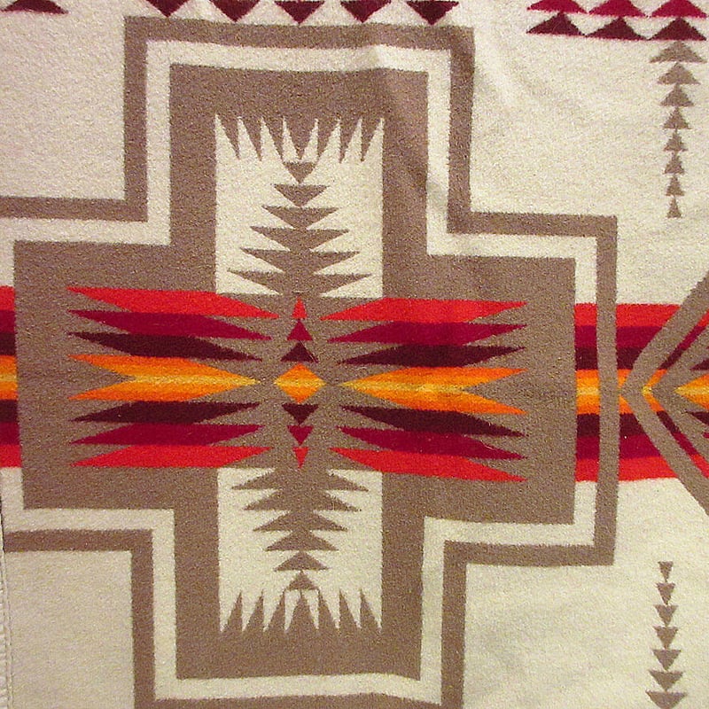 ビンテージ30's40's○PENDLETON Beaver Stateネイティブウールブラン