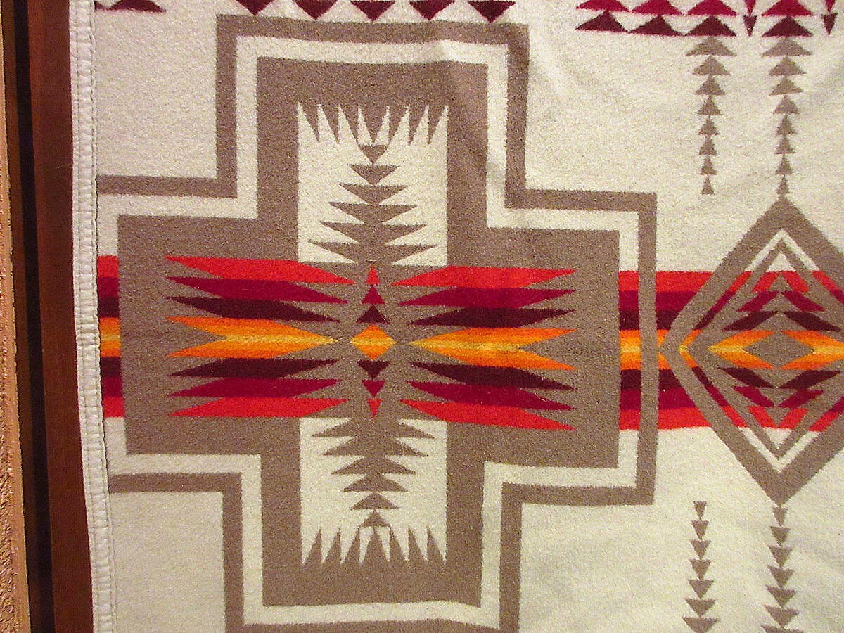 ビンテージ30's40's○PENDLETON Beaver Stateネイティブウールブラン