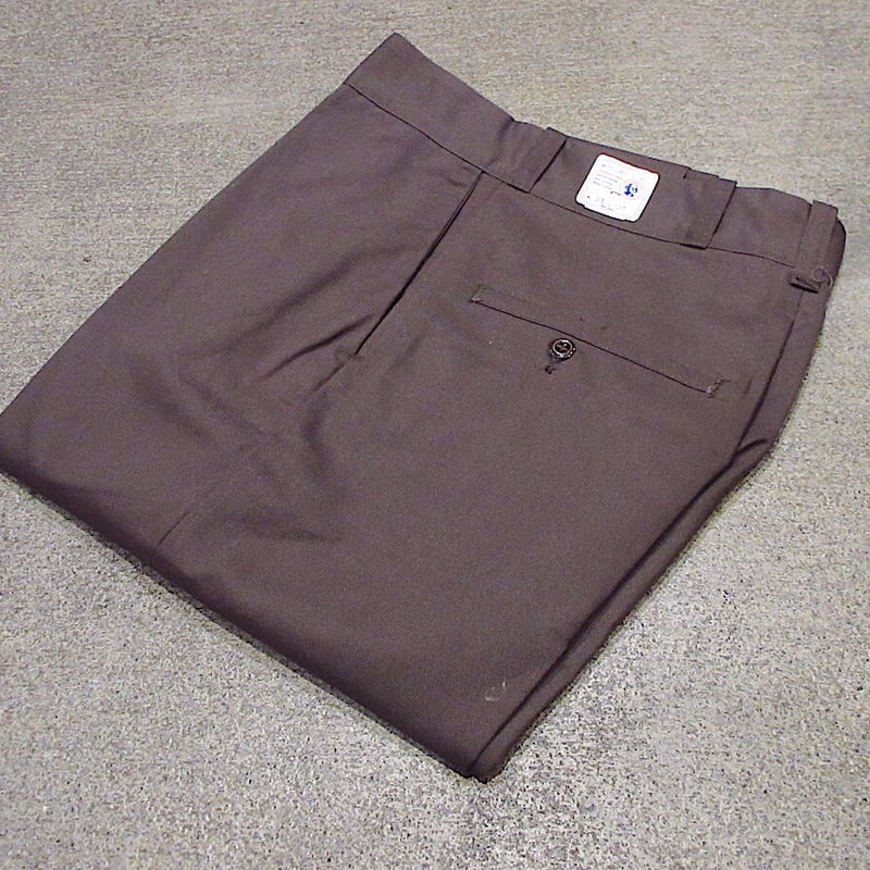 ビンテージ70's○DEADSTOCK WASHINGTON MFG. CO.ワークパンツ茶表