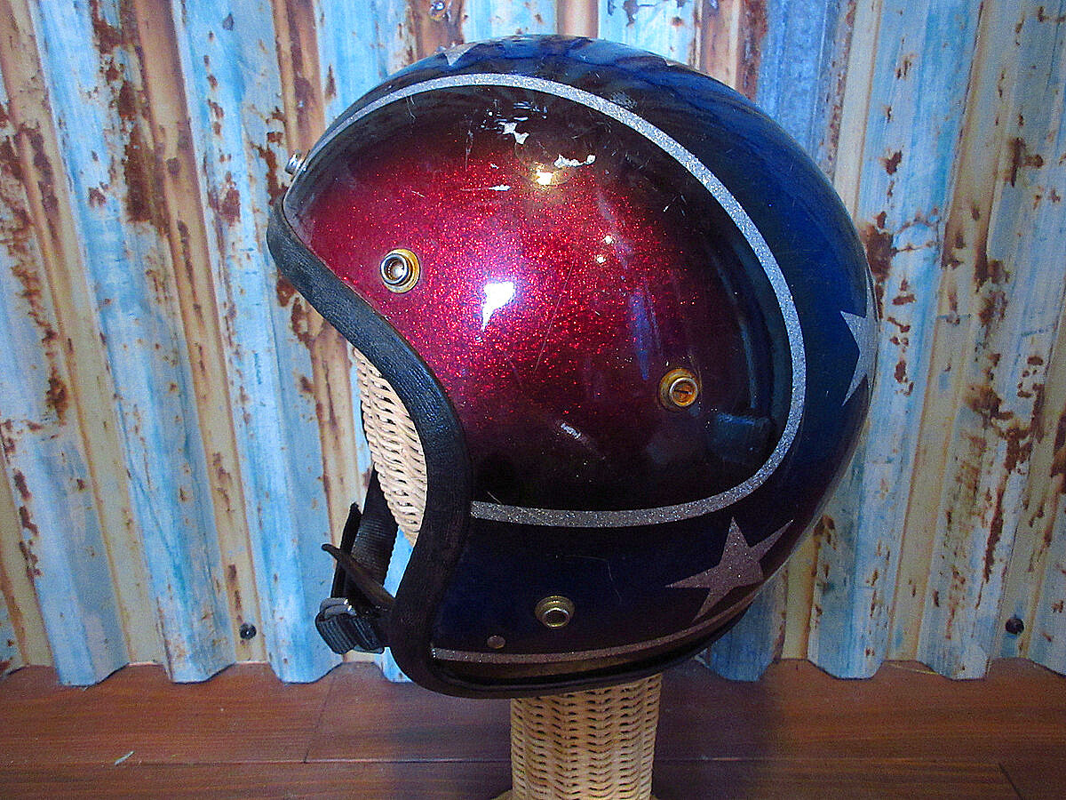 ビンテージジェットヘルメット ビンテージ60's○Ski-dooジェットヘルメット黄色○231210j1-hlmt