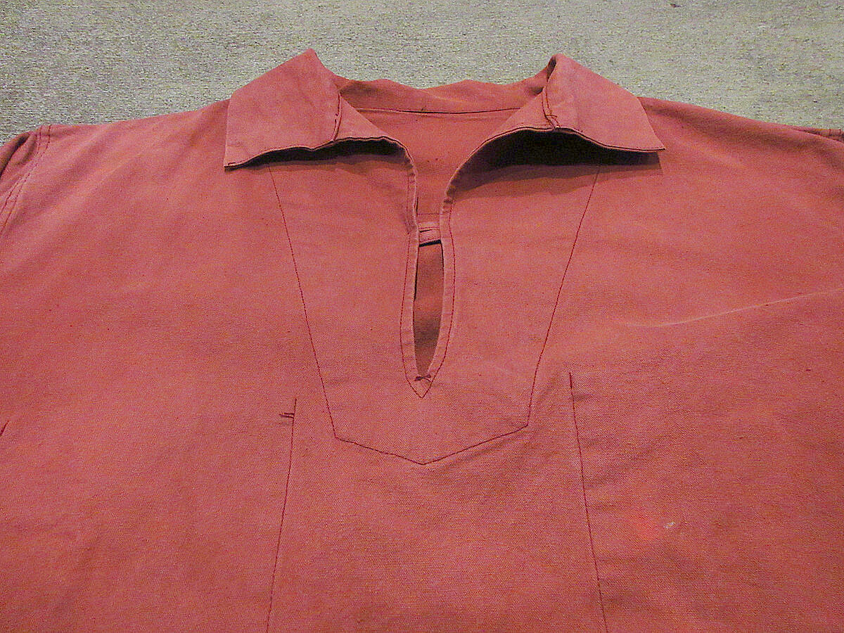 フィッシャーマンスモック　 プルオーバー　ルグラジック　Le Glazik Lサイズ相当】“Le glazik” Old French Fisherman Smock