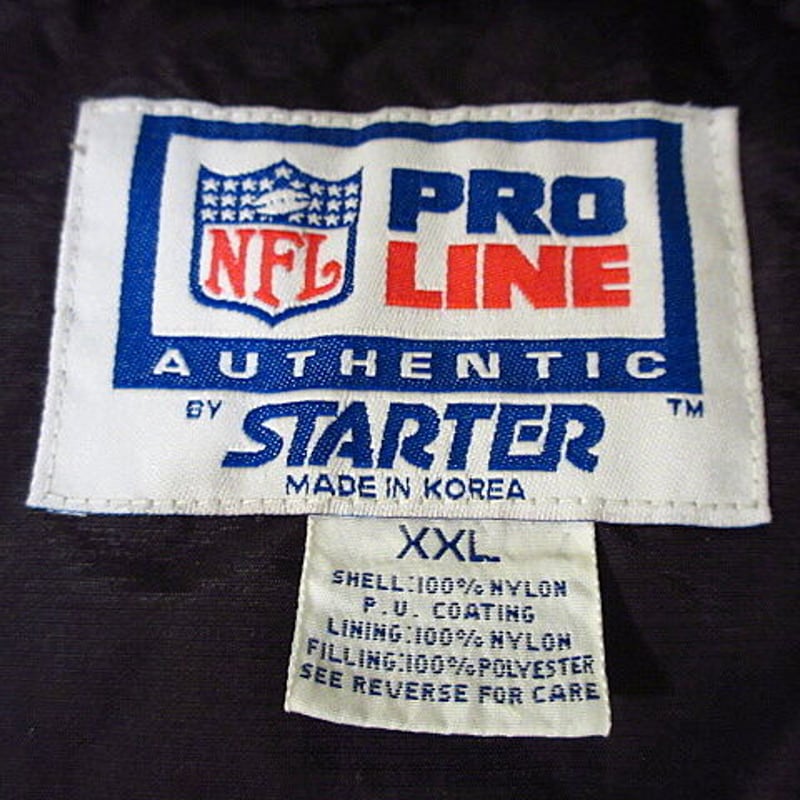 ビンテージ90's○STARTER NFL RAIDERSナイロンプルオーバー中綿 ビンテージ90's○STARTER NFL RAIDERSナイロンプルオーバー中綿