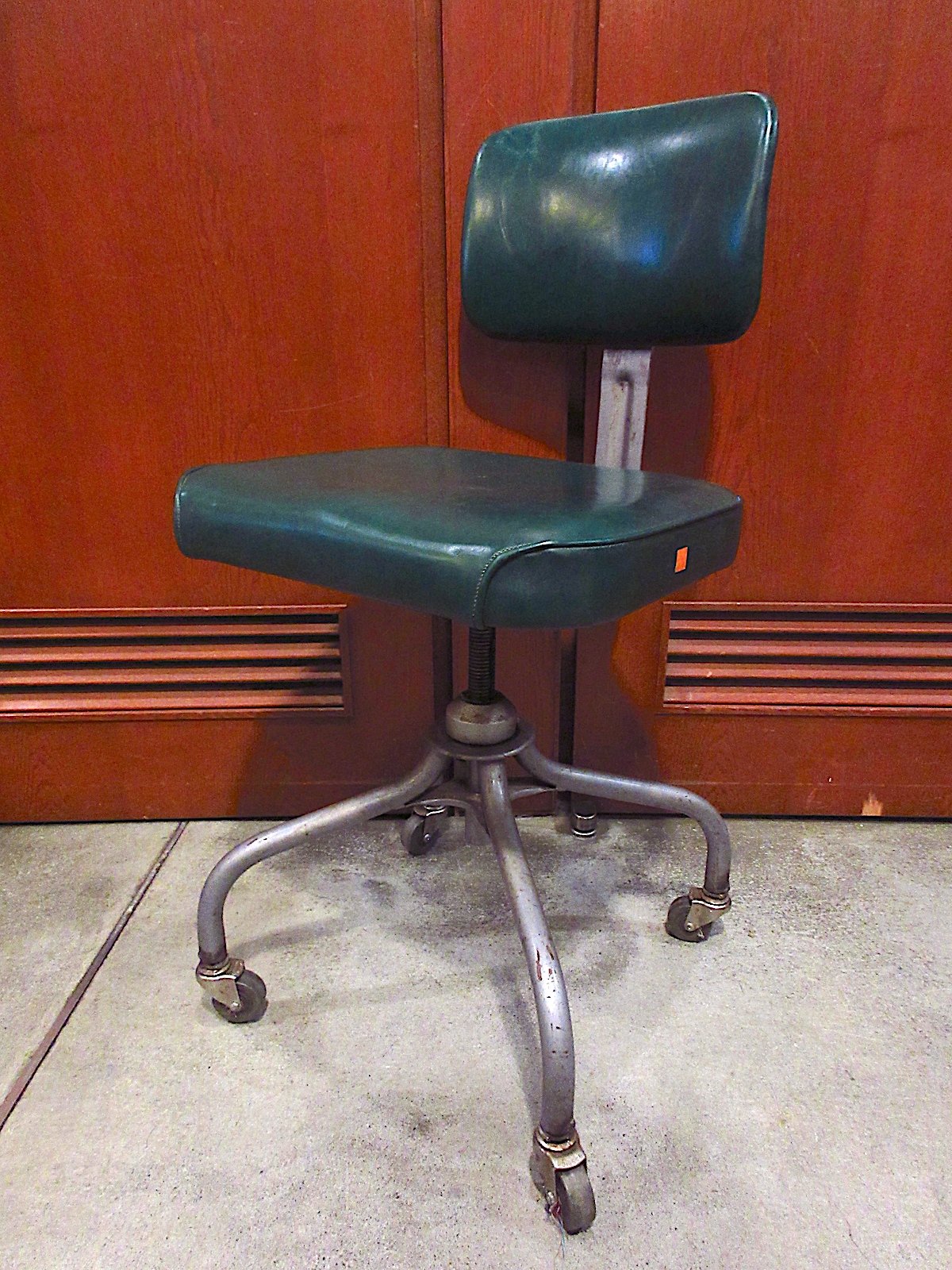 ビンテージ50's60's○STEEL CASEデスクチェア○231112m7-chrミッドセ