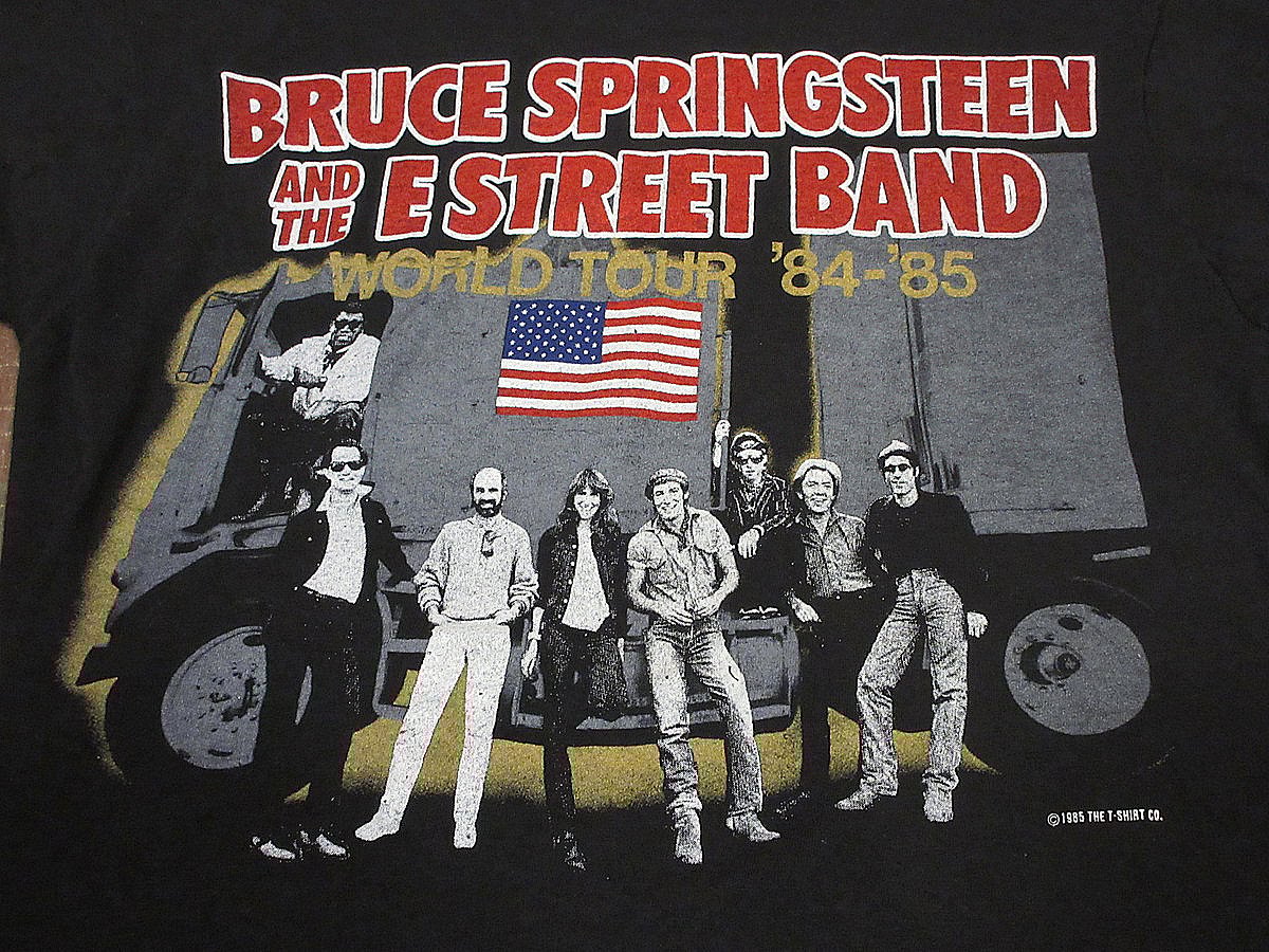 80s Bruce Springstenn ツアー Tシャツ 1984年製 ビンテージ80's○BRUCE SPRINGSTEEN 1984年〜1985年ワールド