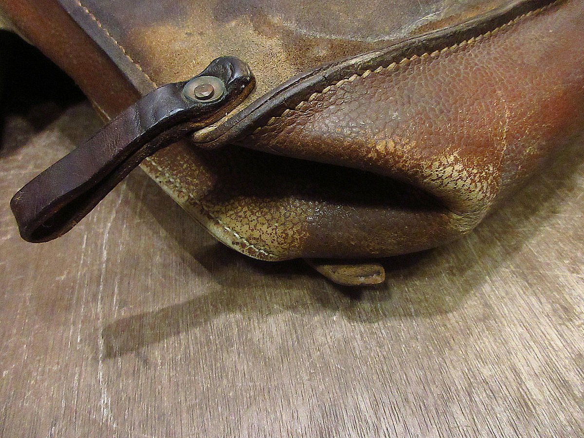 ビンテージ○レザーサドルバッグ茶○240906j5-bag-ot古着サイド ビンテージ○レザーサドルバッグ茶○240906j5-bag-ot古着サイド