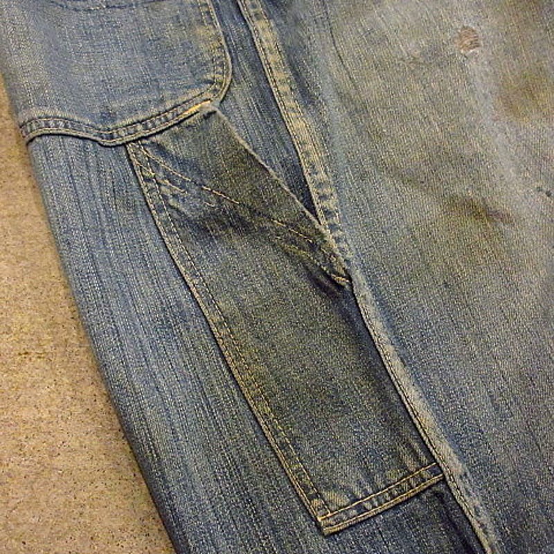 40s デニムペインターパンツ ダメージ ペンキ　はビンテージ 40s デニムペインターパンツ ダメージ ペンキ はビンテージ Lee