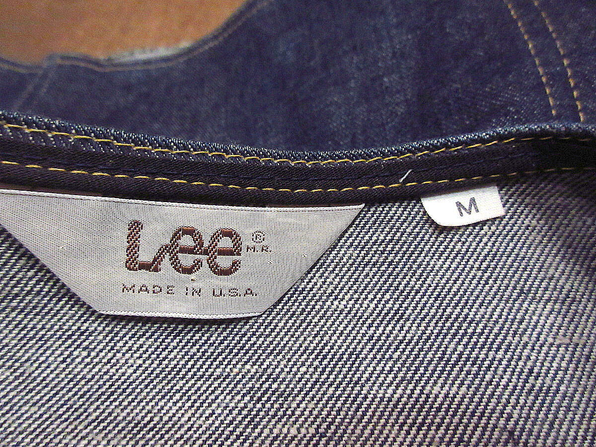 Lee アメリカ製 デニム ベスト M ビンテージ 古着 ビンテージ70's○MADE IN U.S.A. Leeデニムベストsize M○220608