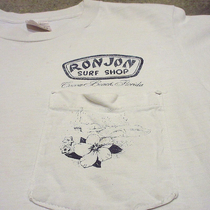 RON JON ロンジョン 両面プリント ワンポイント ロンT/カットソー 両面プリント】RON JON 長袖Tシャツ L ロンT | 古着屋OLDGREEN