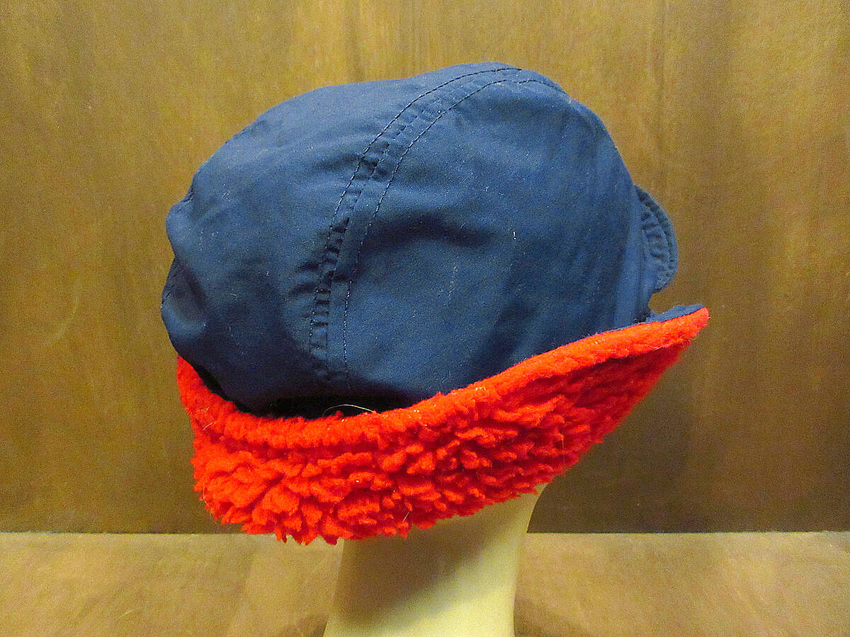 ビンテージ90's○Columbia耳当て付き裏ボアナイロンキャップsize