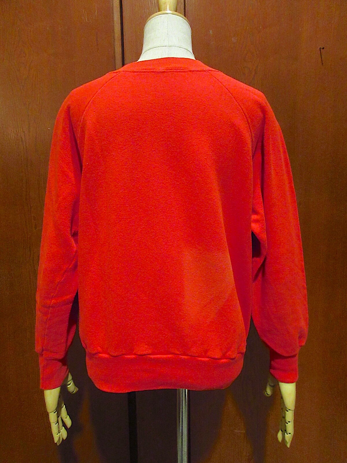 ビンテージ80's○Steinwurtzelラグランスウェット赤size M ビンテージ80's○Steinwurtzelラグランスウェット赤size M
