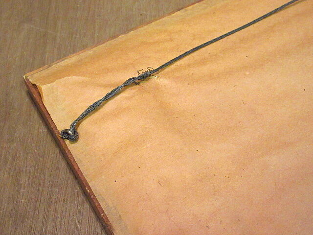 壁掛けオブジェ ウェルカムボード　ビンテージ品 ビンテージ70's○ウッドフレーム壁掛け刺繍ウェルカムボード○201114n7