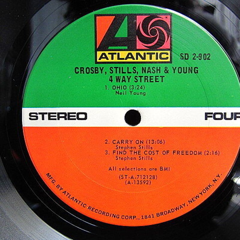 CROSBY, STILLS, NASH & YOUNG○4 WAY STREET 2枚組AT