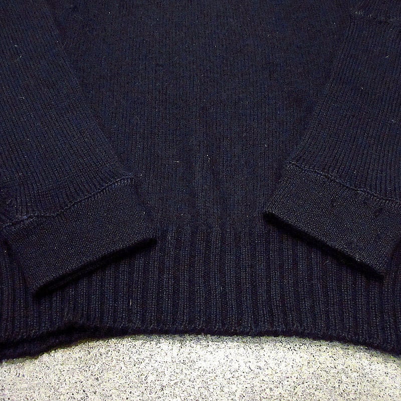 XLサイズ！97年USN ゴブセーター 黒 ウール100% 毛玉有り U.S.Nニット/セーター