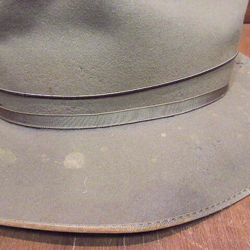 ビンテージ50's○Dobbs WESTWARDフェドラハットグレーsize 7 5/8○20