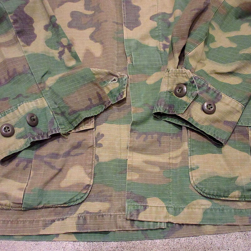 ビンテージ70's○USMC ERDLカモジャングルファティーグジャケット 4th