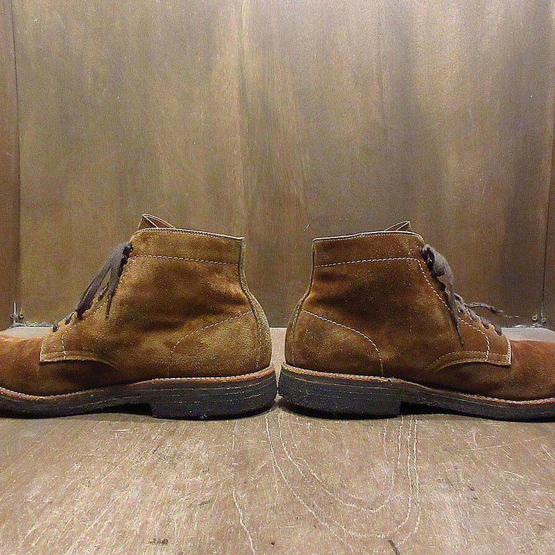 Alden×J.CREW○86040Hプレーントゥスウェードブーツ茶10 B/D○210627