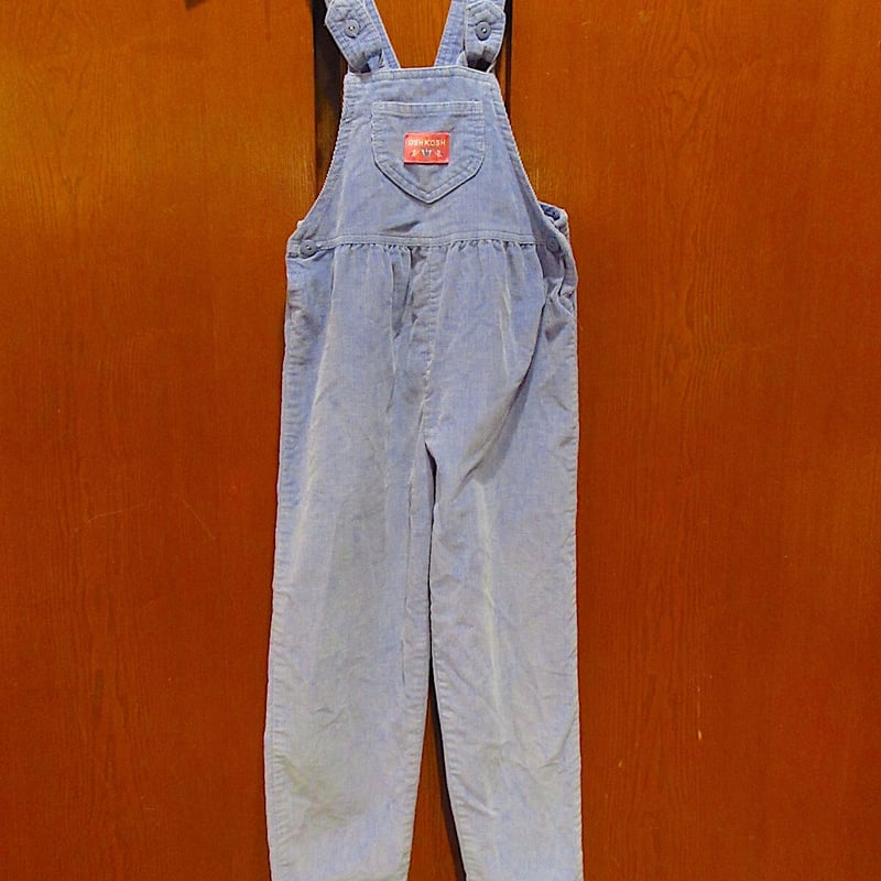 ヴィンテージOSHKOSH紫コーデュロイオーバーオール