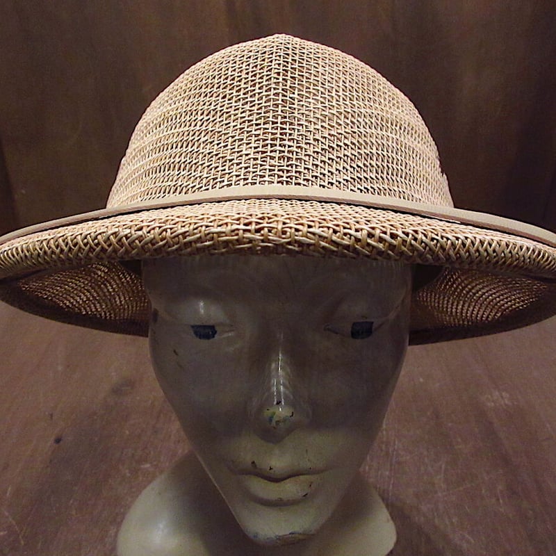 ビンテージ　ビーバーハット　57cm KAUFMAN'S ビンテージ○Sun Fariストローサファリハット○220529i4-m-ht