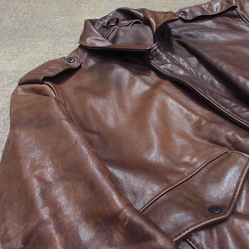 ビンテージ80's90's○Schott A-2タイプレザージャケット茶 ビンテージ80's90's○Schott A-2タイプレザージャケット茶
