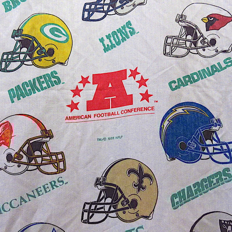 ビンテージ NFLカーテン二枚 アメリカンフットボール 【公式通販】