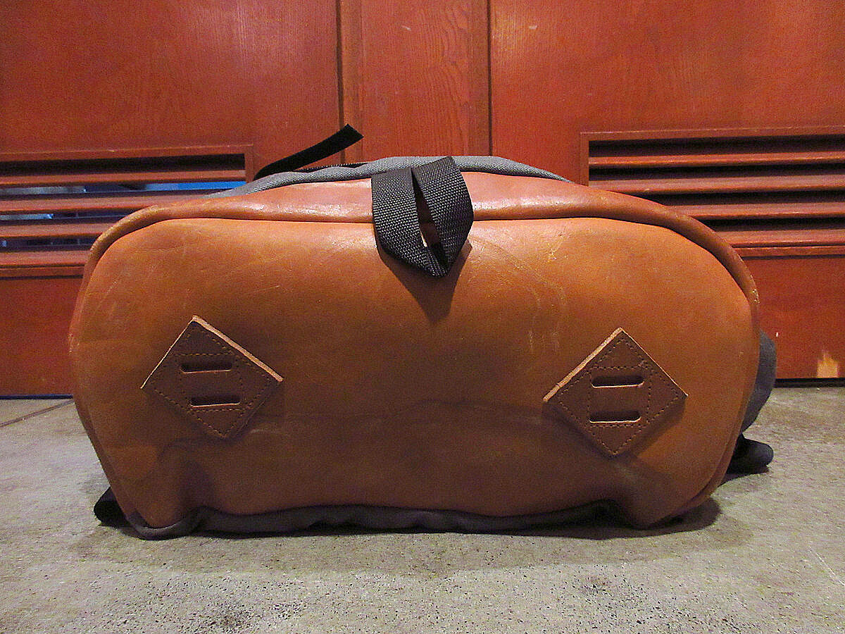 ビンテージ○JANSPORTボトムレザーバックパック○210719s9-bag