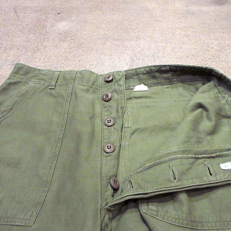 ビンテージ60's○U.S.ARMYコットンサテンベイカーパンツ実寸W86cm