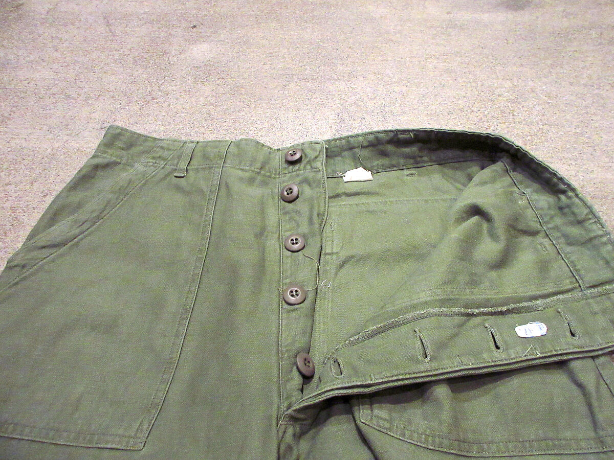 ビンテージ60's○U.S.ARMYコットンサテンベイカーパンツ実寸W86cm