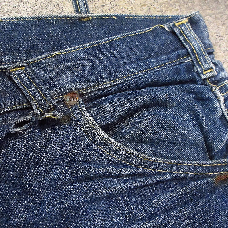 ビンテージ70's○Lee 200サイド黒タグブーツカットジーンズ実寸 ビンテージ70's○Lee 200サイド黒タグブーツカットジーンズ実寸