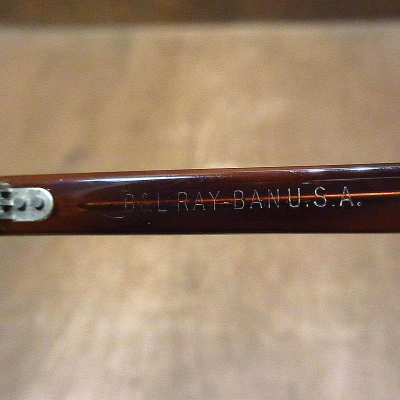 ビンテージ70's80's○B&L RAY-BANべっ甲柄ダブルブリッジ