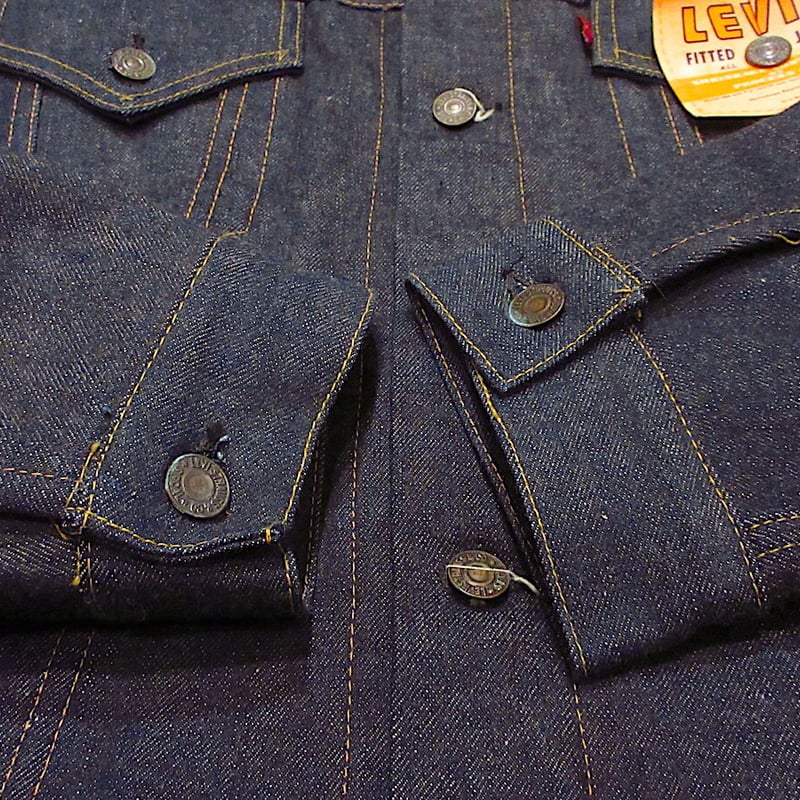 リーバイス Big E デニムジャケット Gジャン ビンテージ 濃紺 44 46 リーバイス Big E デニムジャケット Gジャン ビンテージ 濃紺 34