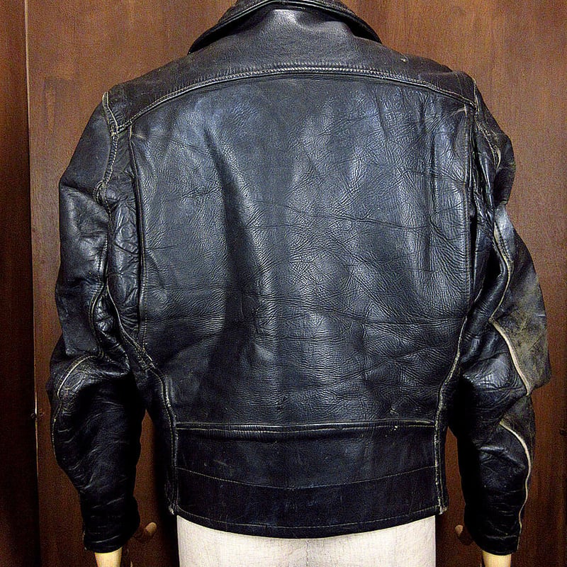 ビンテージ50's○PENNEY'Sレザーダブルライダースジャケットsize ビンテージ50's○PENNEY'Sレザーダブルライダースジャケットsize