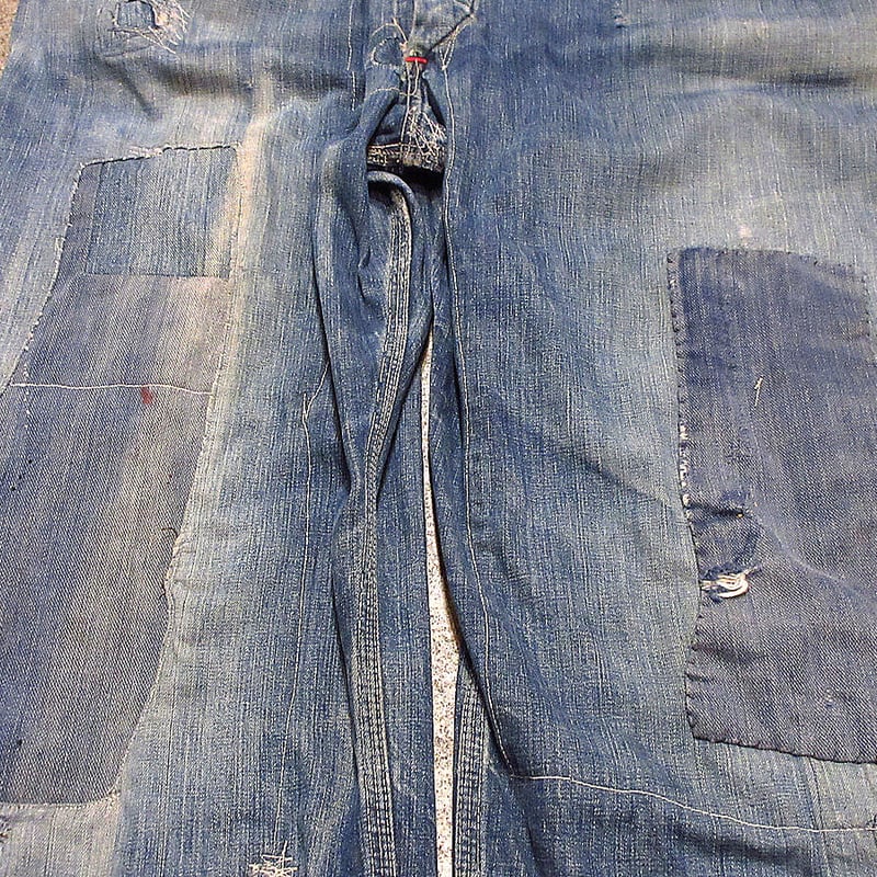 ビンテージ50's○POWR-HOUSEデニムオーバーオール実寸W108cm○220629i7