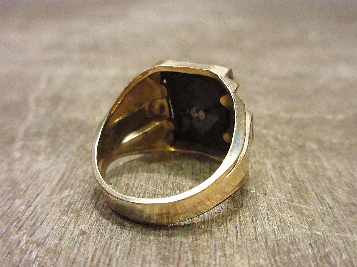 50~60's ヴィンテージ F.O.E. 14K RGP リング 秘密結社 eリング ホルダー