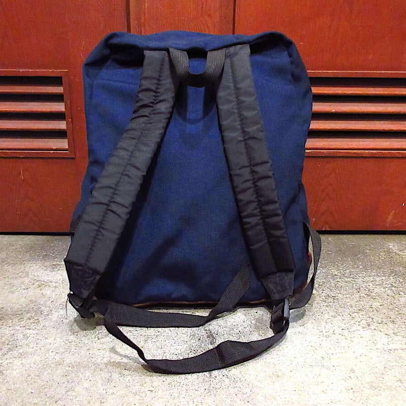 MADE IN U.S.A. JANSPORT ボトムスウェードバックパック紺○220527c