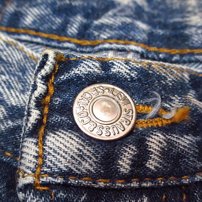 ビンテージ80's○DEADSTOCK Levi's 501ホワイトウォッシュW29 L32○