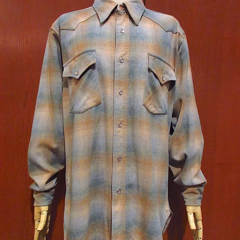 60sPendleton ペンドルトンウエスタンシャツ シャドーチェック