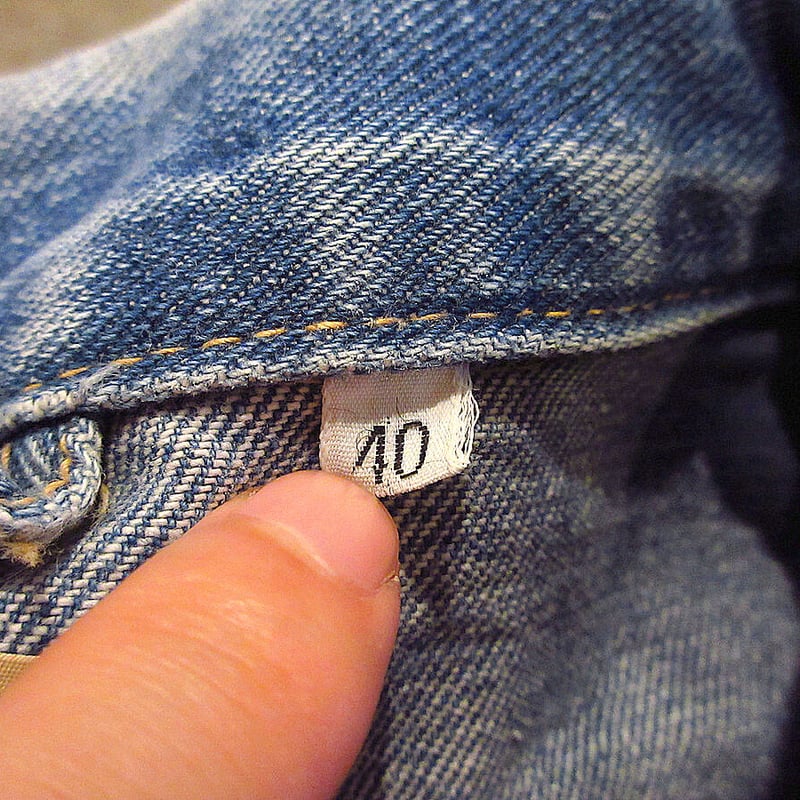 L 70s USA製 King Size デニム シャツ ジャケット ビンテージ 70's Lee デニムシャツジャケット USA製 /858 | 古着 vintage