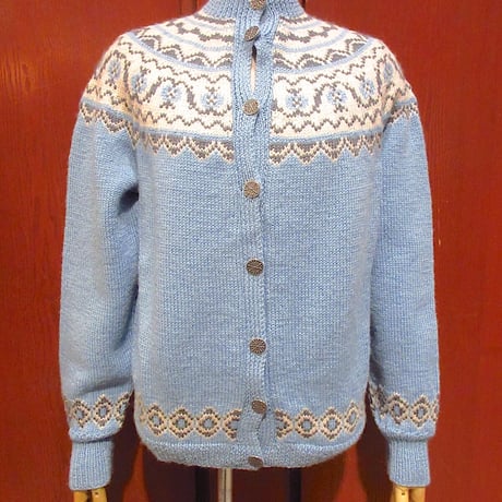 vintage ノルディックニット　カーディガン 70~80's Nordic Knit Cardigan |70~80年代 ノルディック ニット
