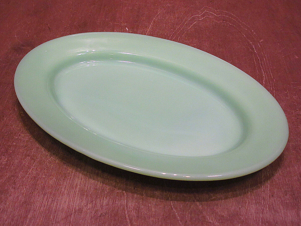 ファイヤーキング　ジェダイ　11-1/2インチ　オーバルプラッター　2枚 Fire King○ジェダイ11 1/2インチオーバルプラッターA○220214i5-frk