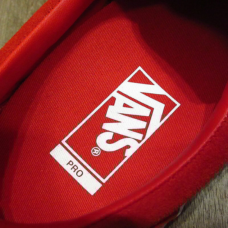 新品未使用 VANS ERA PRO SUEDE RED/WHITE Size 8○21041