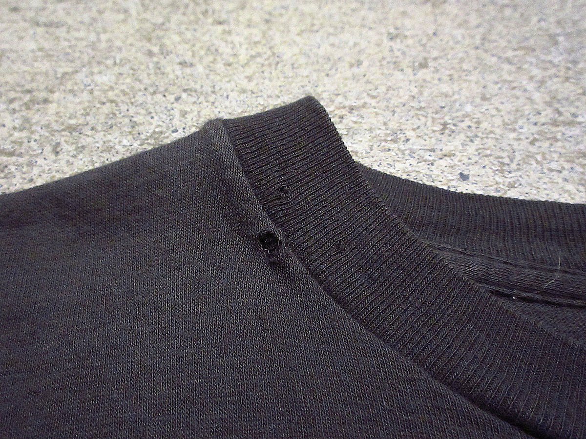 ビンテージ80's○Black SabbathワールドツアーTシャツ黒size L○24061