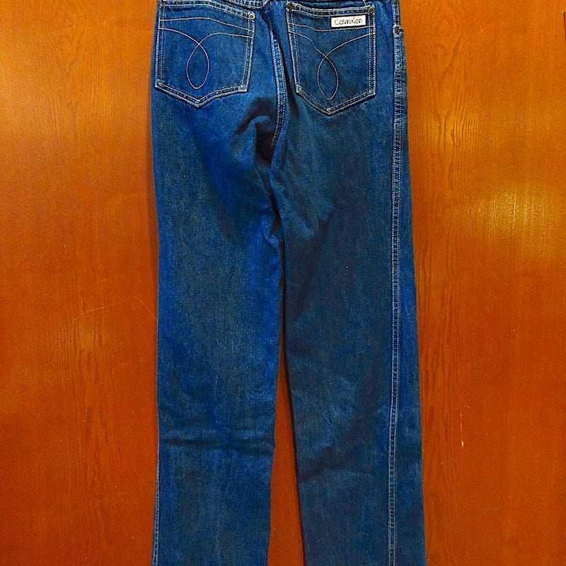 ビンテージ80's○Calvin Kleinストレートジーンズ実寸W68cm○231003c8...