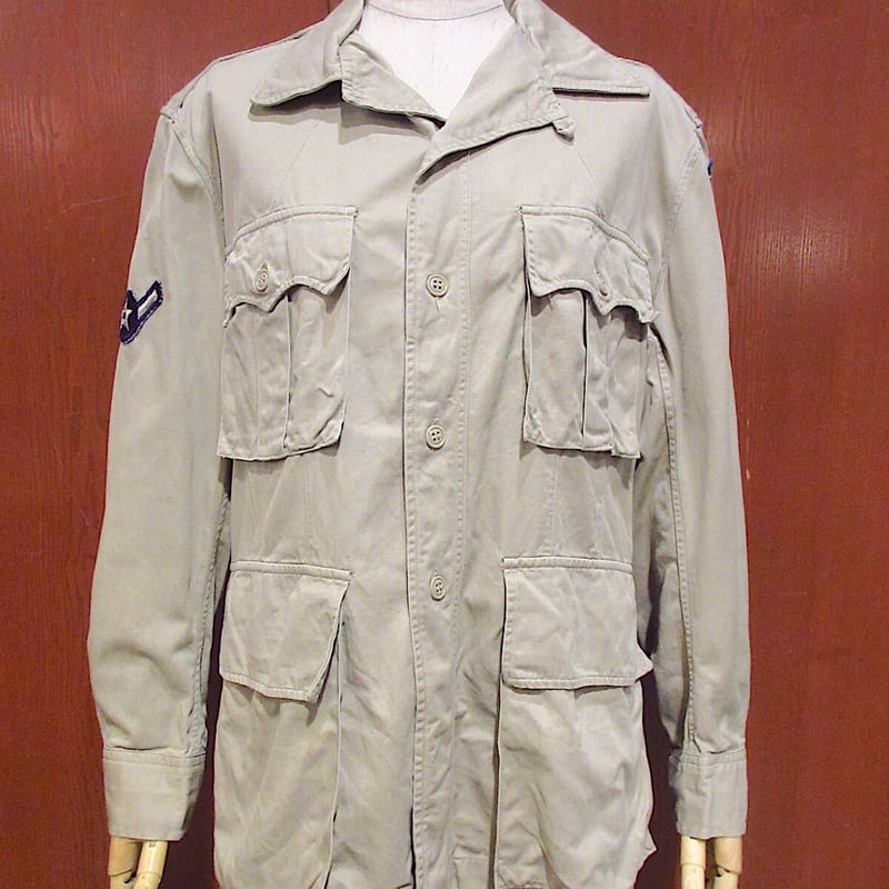 ビンテージ50's○USAFトロピカルジャケットsize 40 S○221003r5 ビンテージ50's○USAFトロピカルジャケットsize 40 S○221003r5
