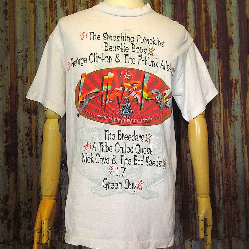 ビンテージ90's○Lollapalooza 1994フェスティバルTシャツ白size L○2...