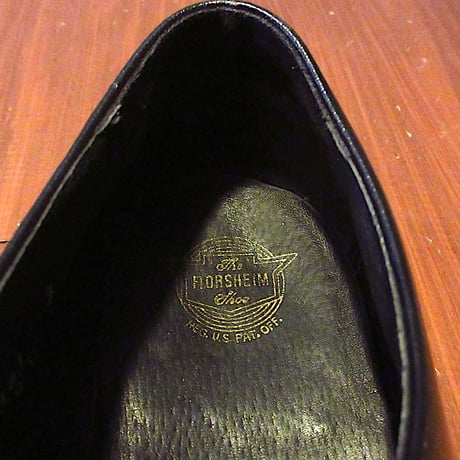 ビンテージ80's●FLORSHEIMレザーストレートチップシューズ赤茶size 9 1/2 D●260326j2-m-dshs-27cm革靴1980sフローシャイム