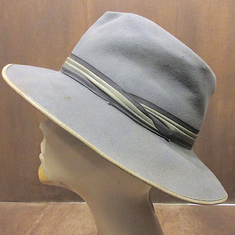 ビンテージ50's○PENNEY'S MARATHONフェドラハットsize 7 1/4○26