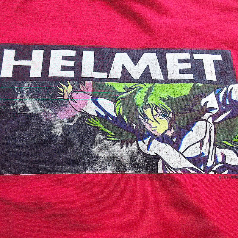 ビンテージ90's○HELMET birdhouse projectsプリントTシャツ赤siz ビンテージ90's○HELMET birdhouse projectsプリントTシャツ赤siz