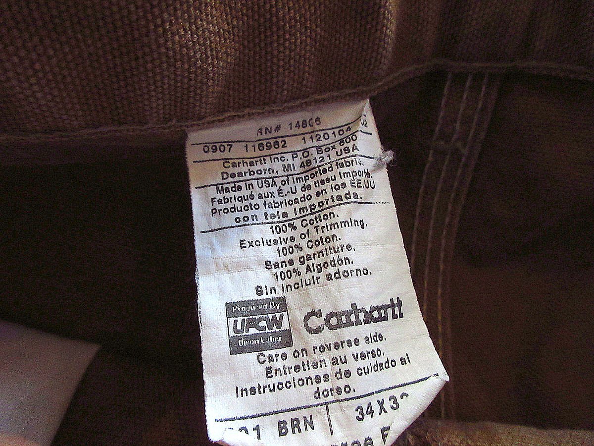 carhartt ダブルニー　YKK USA表記あり carhartt ダブルニー YKK USA表記あり USA製 carharttカーハート