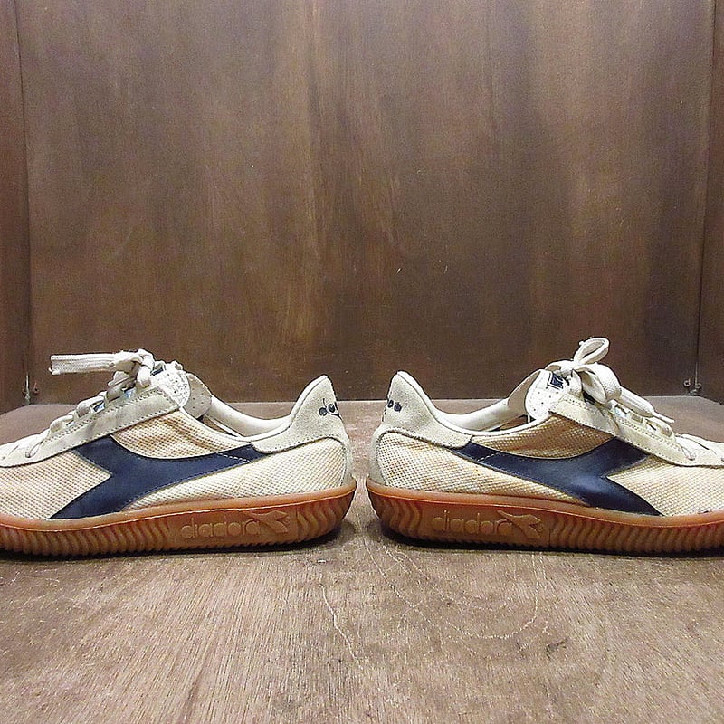 ビンテージ80's○diadoraスウェード×メッシュスニーカーsize 9