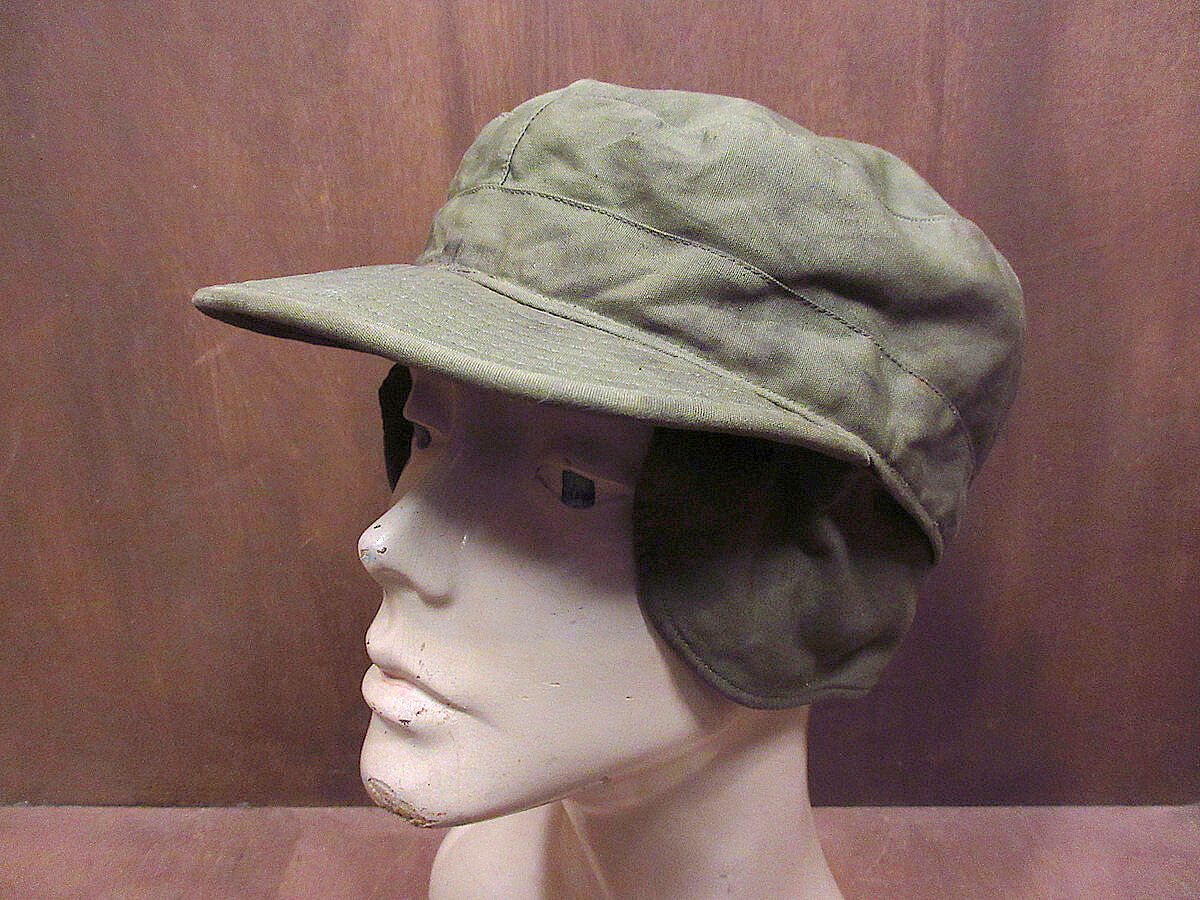 ビンテージ50's○U.S.ARMY M-1951耳当て付きコットンポプリン